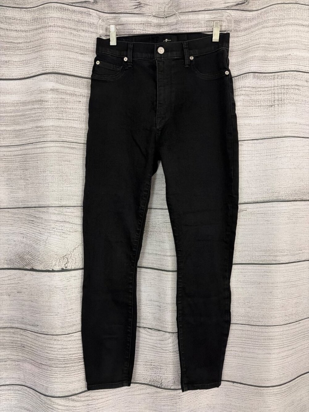 7 For All Mankind High Waist Skinny Jeans Size 27